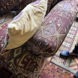 Sillón estampado